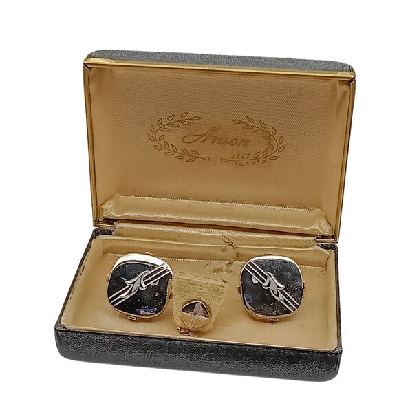 Anson Other - Vintage Anson Luxury Cufflinks & Tie Tack Set in Original Presentation Box